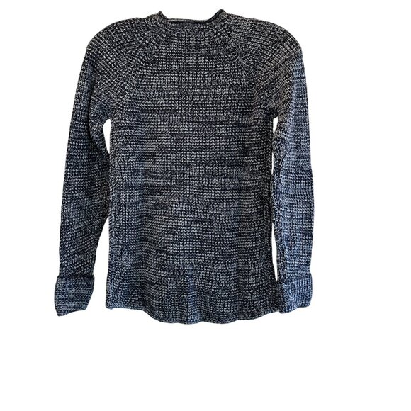 Style & Co Size  X-Small  Womens Marled Pontell Sweater Blue White - Picture 8 of 13